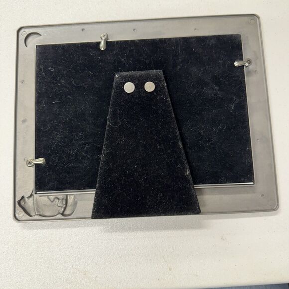 Home Trends Heirloom Picture Frame Baby Duckie Holds 3 Photos Sleep Tight Pewter - Picture 3 of 8